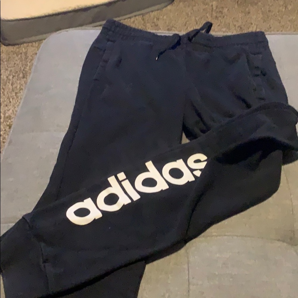 Adidas black sweatpants!!